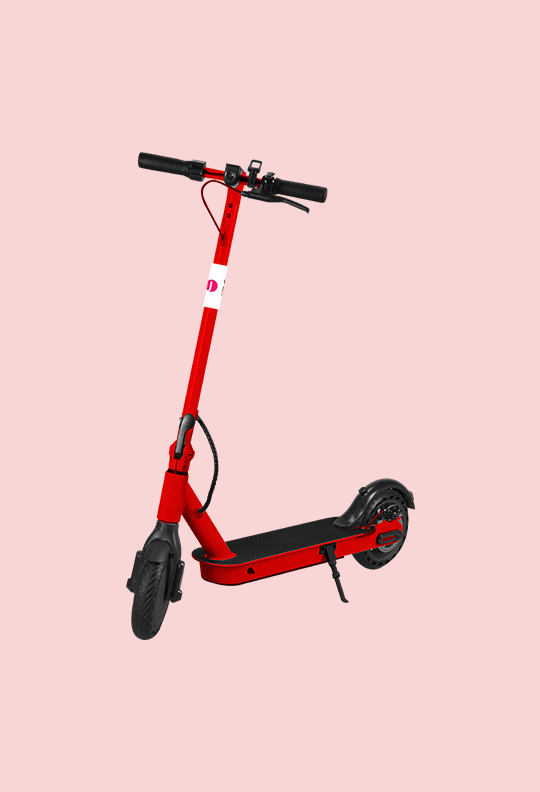 jibo elektrikli scooter kırmızı